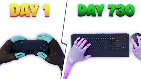My 730 Day Fortnite Controller To Keyboard And Mouse Progression