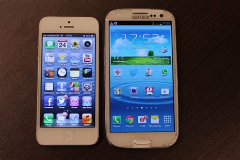 Iphone 5 Vs Samsung Galaxy S3