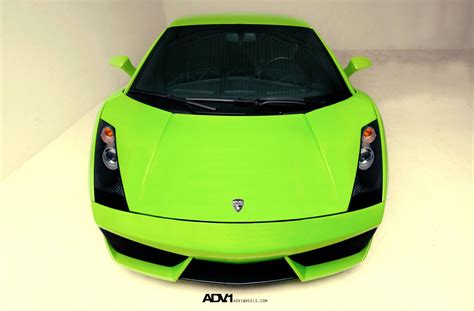 Radical Green Lamborghini Gallardo Upgraded With A Set Of Forged Adv1