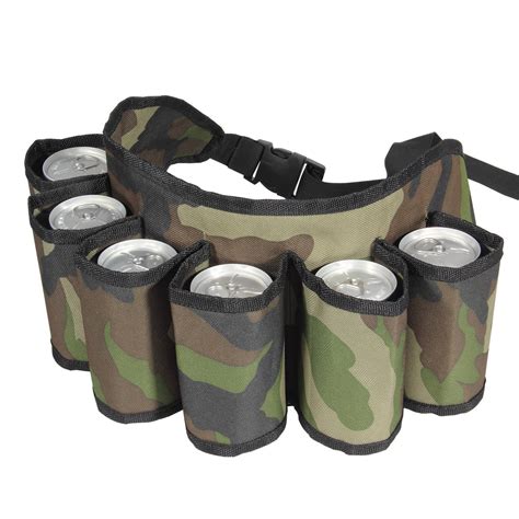 New 6 Pack Beer Soda Belt Drinks Beer Belt Holder Bottlr Carrier For
