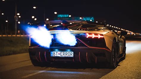 Flame Spitting Aventador Svj Gintani F1 Exhuast 4k Furide Youtube