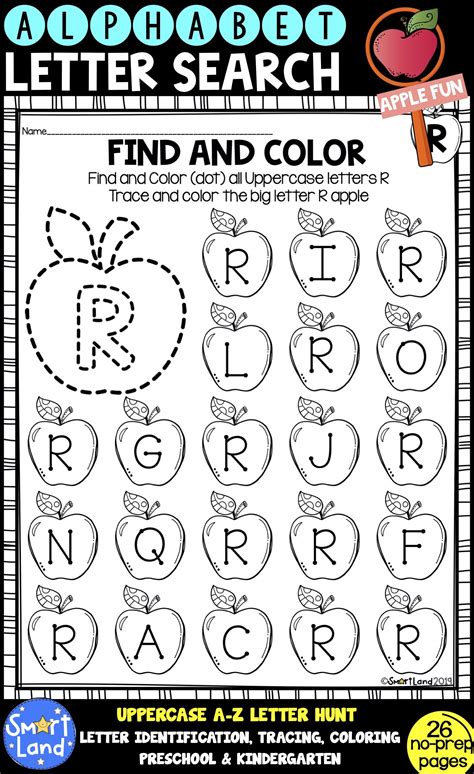 Worksheets For Preschool Alphabet