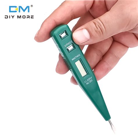 Diymore Digital Tes Pensil Multifungsi Ac Dc 12 250v Tester Uji Listrik