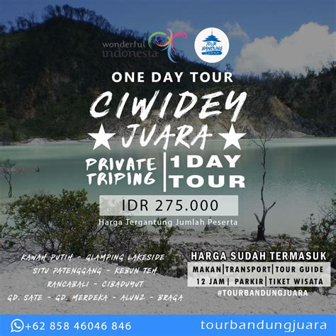 1 Day Tour Ciwidey Pangalengan Juara 1dt No 1 Tour And Travel
