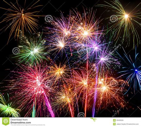 Page 1 of free vector black background. Firework On Black Background Royalty Free Stock Image ...