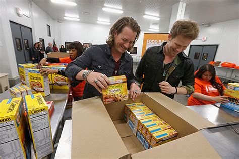 Florida Georgia Line Visit Food Bank For New York City