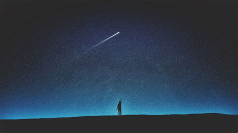 Shooting Star Silhouette 4k Wallpapers Hd Wallpapers Id 26958