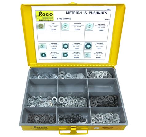 Rogo Fastener Co Inc Metricus Pushnut Bolt Retainers