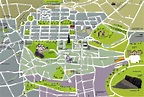 Detallado mapa turístico del centro de ciudad de Edimburgo | Edimburgo ...