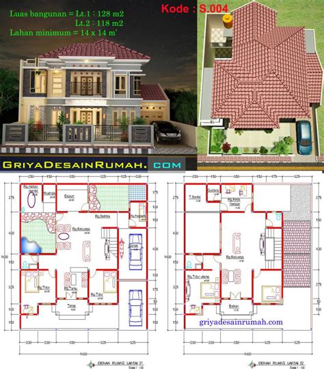 Contoh Gambar Sketsa Rumah Mewah Lantai Terbaru Posts Id