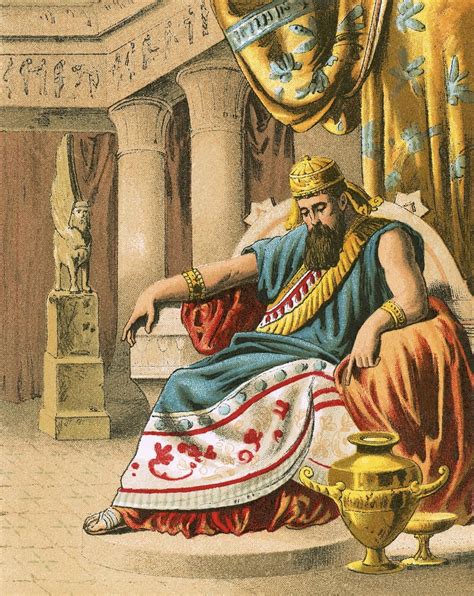 King Darius Troubled About Daniel By English School