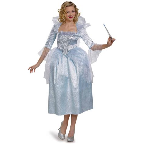 Adult Fairy Godmother Queen Dress Cinderella Halloween Cosplay Costume