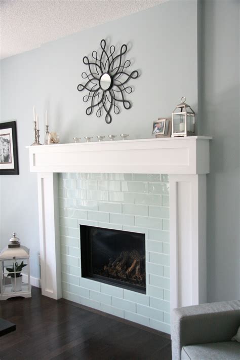 Floor To Ceiling White Tile Fireplace Flooring Designs