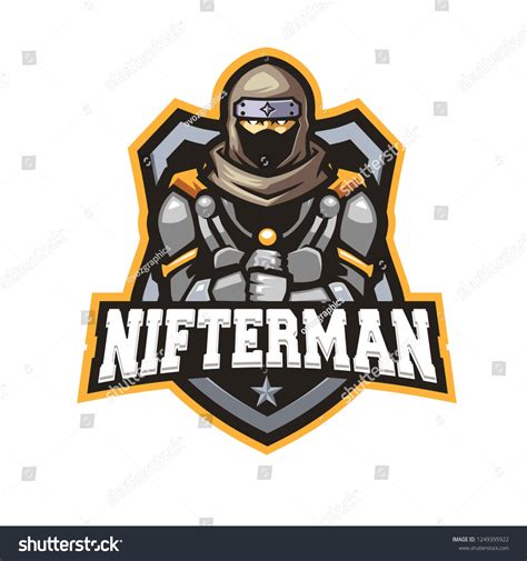Nifterman E Sport Logo Royalty Free Stock Vector 1249395922
