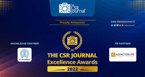 The Csr Journal Excellence Awards 2022 The Csr Journal