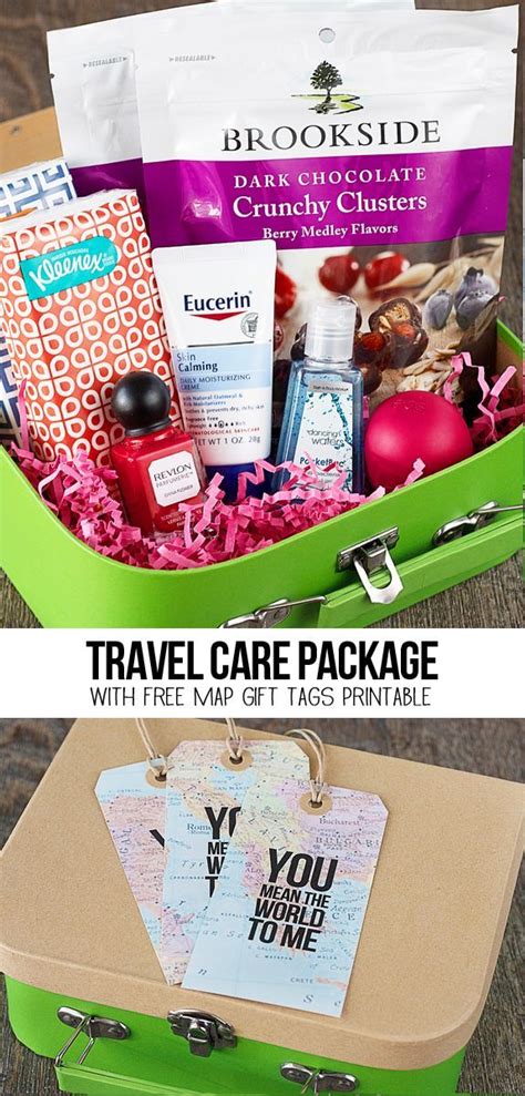 Check spelling or type a new query. A sweet travel themed care package with free map gift tags ...