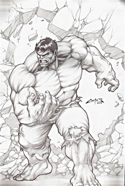 Incredible Hulk By Carlosbragaart80 Hulk Artwork Hulk Art Hulk