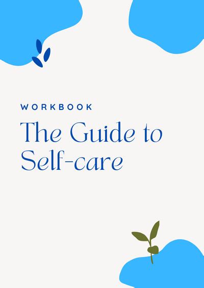 The Tlc Self Care Workbook Tlc For Wellbeing