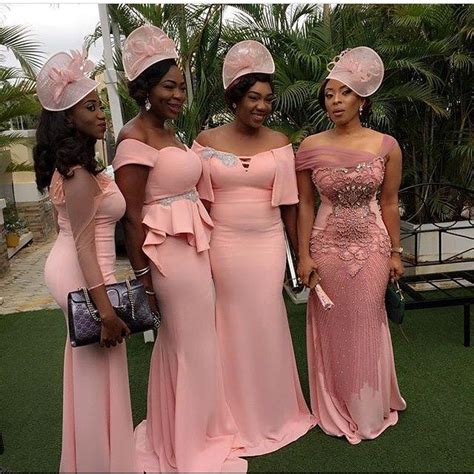 Wedding Digest Naija Mermaid Bridesmaid Dresses African Bridesmaid