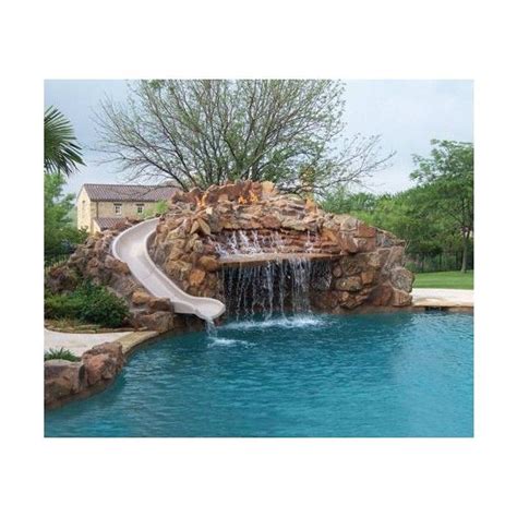 Would you prefer to work with 1 inground pool contractor and. Build Your Own Slide (BYOS) liked on Polyvore featuring house, home and rooms | Backyard pool ...