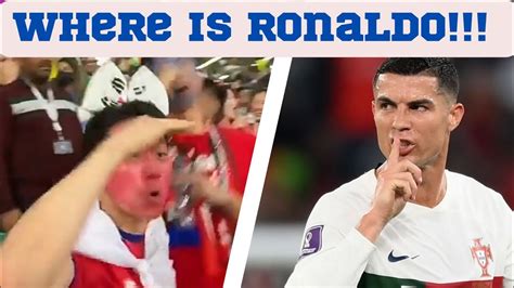 Korean Fans Asking Where Is Ronaldo Youtube