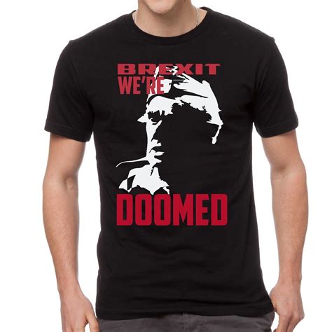 New Dads Army Fraser Brexit Were Doomed T Shirt Funny Casual Tee T