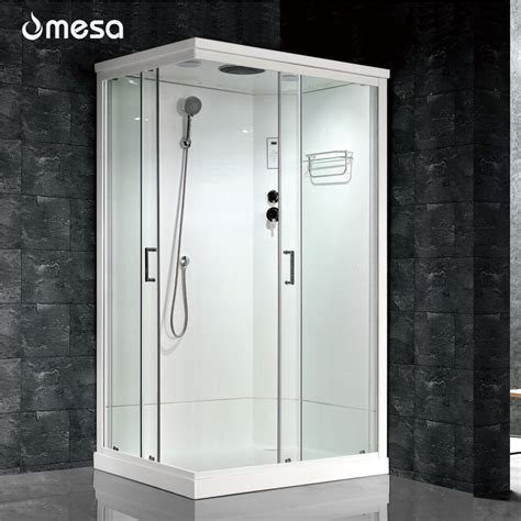 Hot Sell Rectangular Corning Opening Sliding Steam Shower Cabin Room