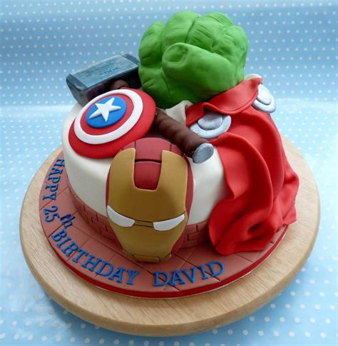 If you're searching for the best birthday. Marvel, Superhero, Avengers Cake | Avengers birthday cakes ...