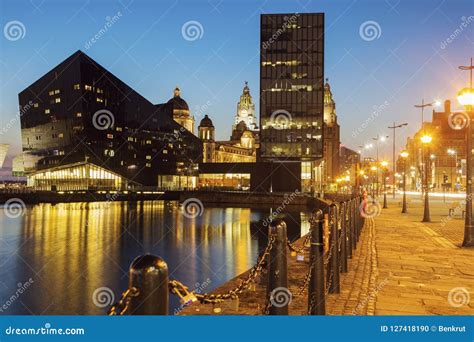 Canning Dock In Liverpool Stock Photo Image Of Europe 127418190