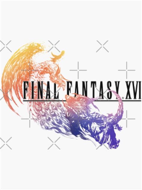 Final Fantasy Xvi Ff16 Logo Sticker For Sale By Gabrielaxel300
