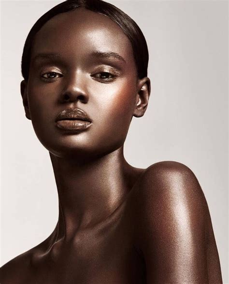 Gorgeous Australian Sudanese Model Looks Like A Real Life Barbie Beautiful Dark Skin Black