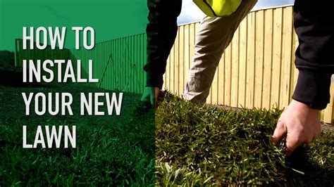 How To Install A New Lawn Instant Turf Installation Youtube