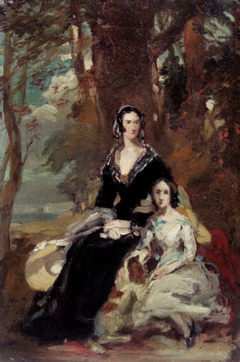 Portrait Of Two Ladies By Sir Daniel Macnee Prsa Duncan R Miller