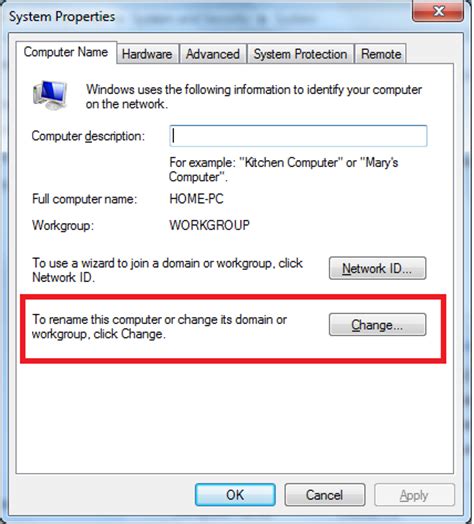 This omits the other steps of fully changing a windows 7 username, and only addresses how to change the network user name for sharing purposes. Changing Computer Name in Windows 7 - TechNet Articles ...