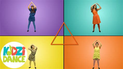 Shapes Song Dance With Shapes Kidzigo Youtube