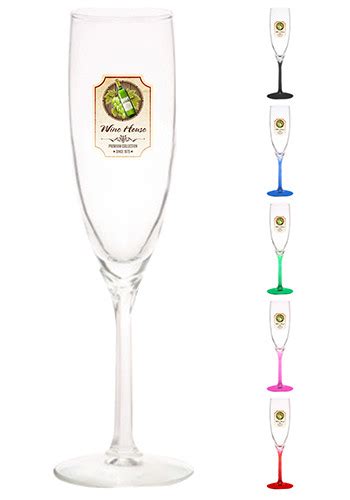 Personalized 6 Oz Libbey Personal Champagne Flutes 8995 Discountmugs