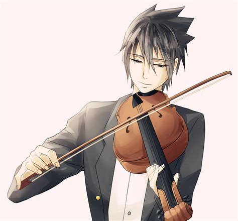 Awsome Violin Sasuke From Naruto Cute Face 3