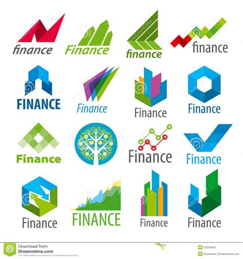 ✓ free for commercial use ✓ high quality images. Set Of Vector Logos Finance Stock Vector - Illustration of ...