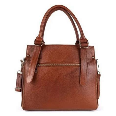 Ergo Royal Brown Women Leather Shoulder Bag For Casual Wear 550 Gm At