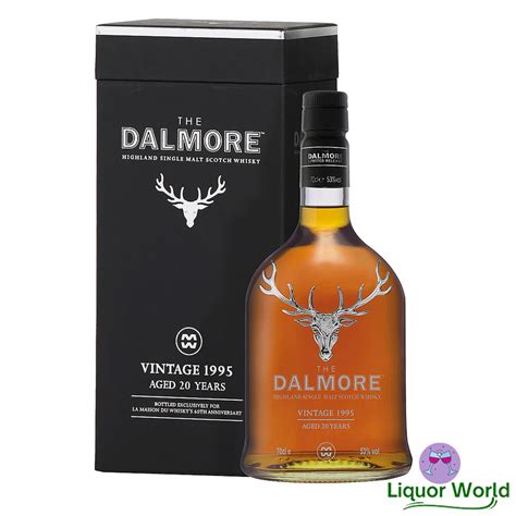 the dalmore 20 year old 1995 sauternes wine cask single malt scotch whisky 700ml liquor world