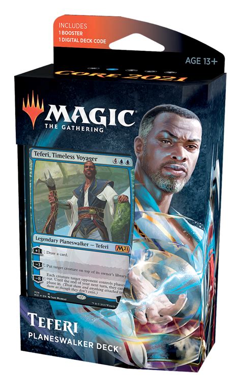 Maybe you would like to learn more about one of these? Magic: The Gathering Planeswalker Deck- Core Set 2021 (M21) Teferi- 60 Card Deck | 1 Rare of ...