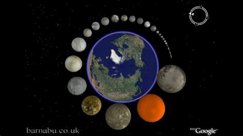 Moons Size Compared To Earth Youtube
