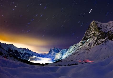 Whirling Stars Above The Swiss Alps Miss Folly Swiss Alps Alpine