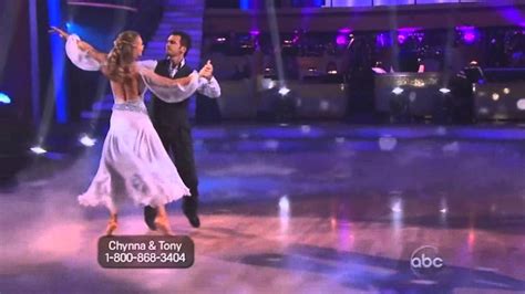 Chynna Philips And Tony Dovolani Dancing With The Stars Viennese Waltz Youtube
