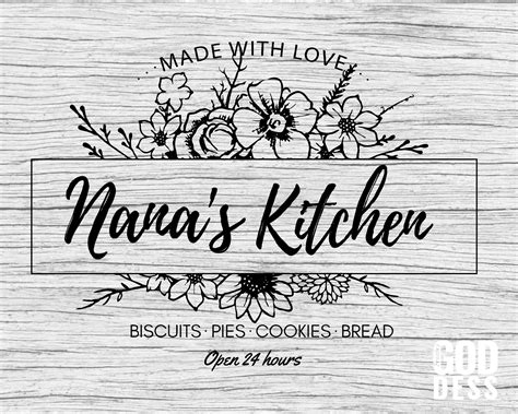 Baking Svg Cooking Svg Kitchen Cut File Kitchen Quote Svg Roll With It