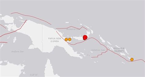70 Magnitude Quake Strikes Papua New Guinea Island Usgs Daily Sabah