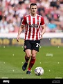 Sheffield United's Filip Uremovic during the Sky Bet Championship match ...