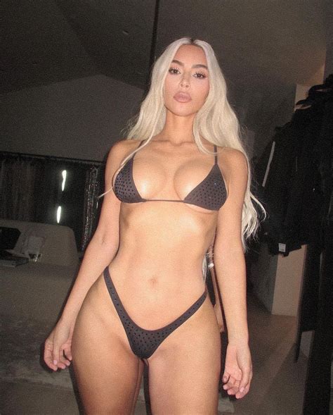 Kim Kardashians Most Naked Looks Of 2022 Including Her Thong Bikini
