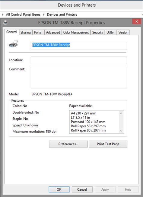 Check spelling or type a new query. Installer Imprimante Epson Tm T88V - Imprimantes D ...