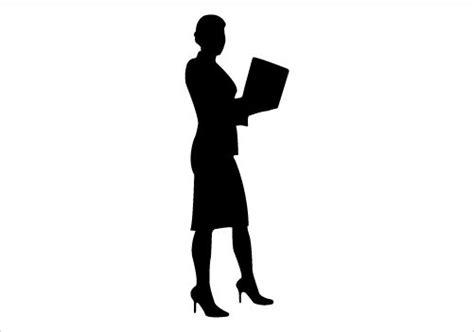 Working Woman Silhouette At Getdrawings Free Download